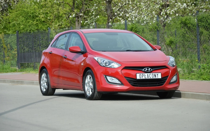 Hyundai I30 cena 28900 przebieg: 161238, rok produkcji 2012 z Płock małe 596